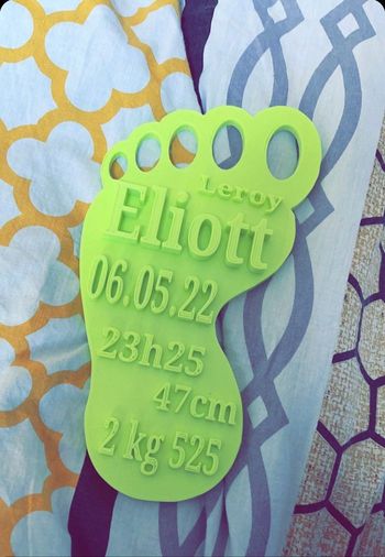 Cadeau/ souvenir Naissance