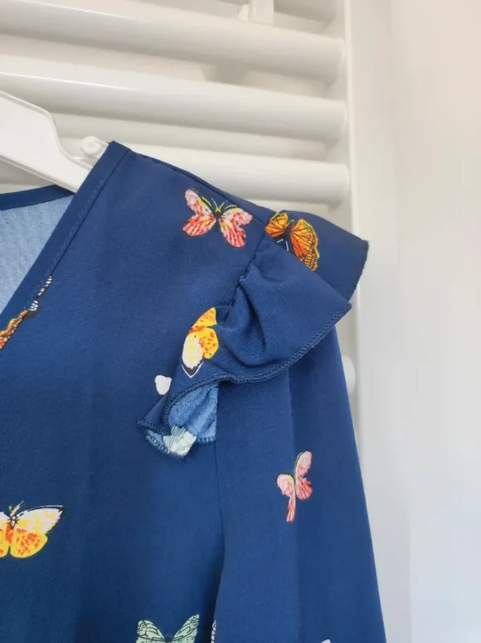 Blouse bleue XS Shein - photo numéro 2