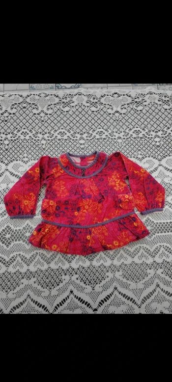 🔴Blouse liberty en velours 6 mois Tissaia