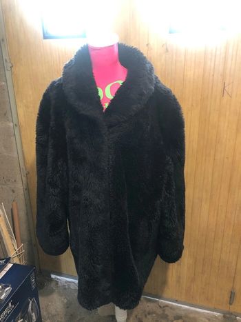 Manteau gousse fourrure