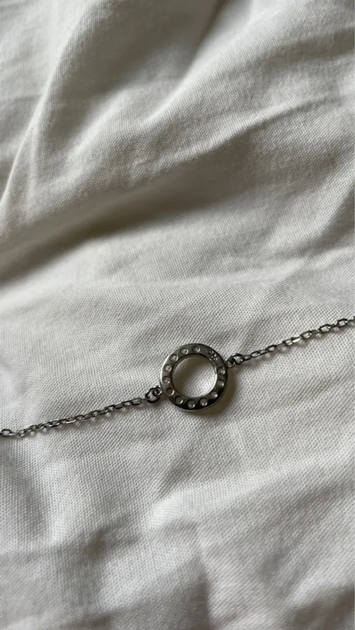 Bracelet argent 925 la vie en or neuf - photo numéro 2