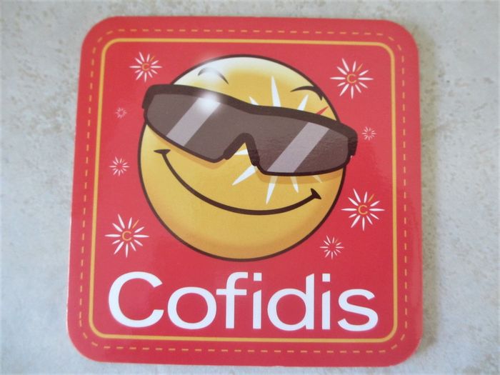 Lot de 4 sous-verres Emoji Cofidis - photo numéro 4