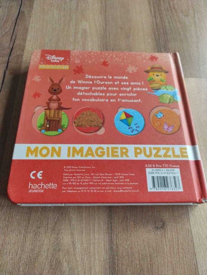 Mon imagier puzzle disney - photo numéro 2