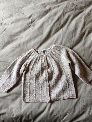 Gilet gris pailletée 