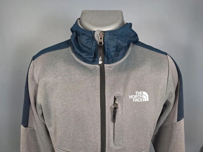 Veste zippée The North Face a capuche / XL junior gris bleu (544) - photo numéro 2