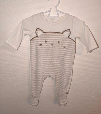 Pyjama velours sergent major 3 mois