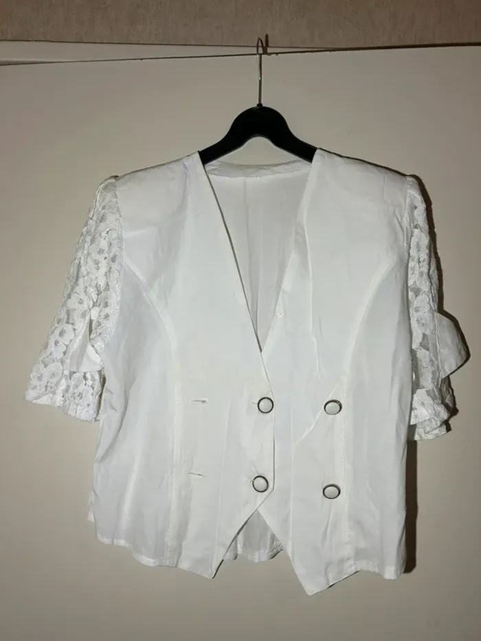 Blazer blanc vintage