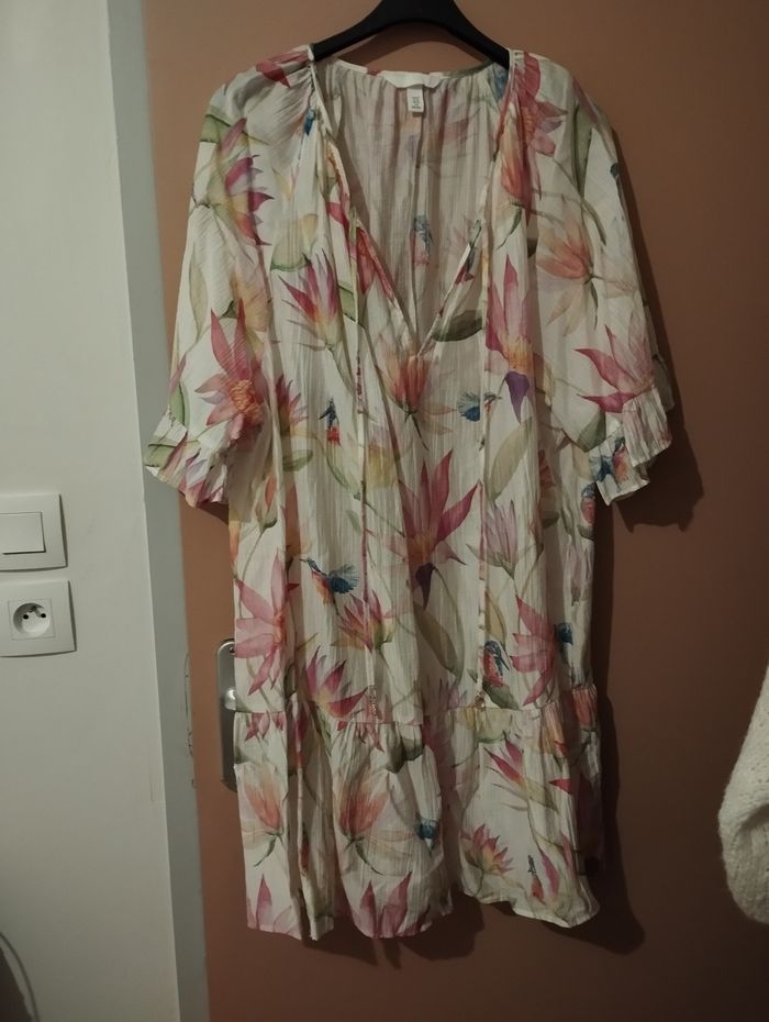 Robe fluide à fleurs - photo numéro 3
