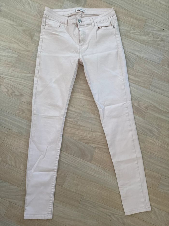 Jean Mango rose pâle – Taille 36 – Très bon état - photo numéro 2