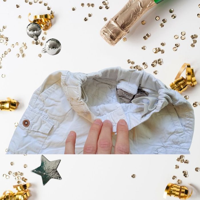 Short cargo blanc pour bébé garçon, Prêt pour l’aventure, taille 18 mois - photo numéro 3