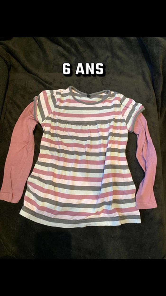 T-shirt 2 en 1 taille 6 ans