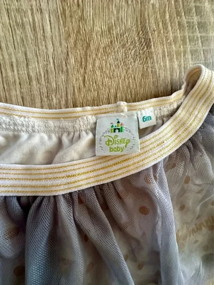 Jupe Minnie tulle gris 6 mois - photo numéro 4