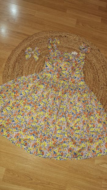 Robe Jacadi 12 ans neuve avec étiquette et barrette creatrice assortie