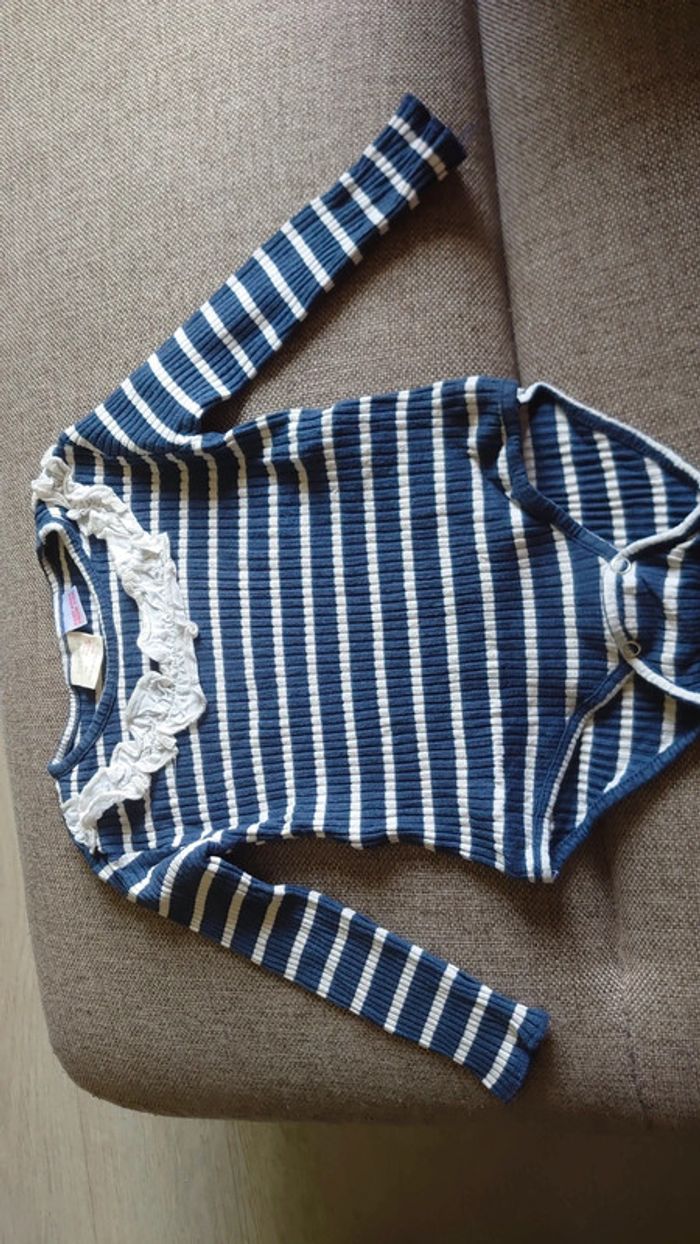 Body rayé Zara - photo numéro 2