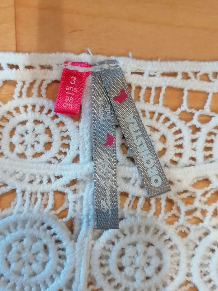 Tee-shirt blanc 3ans 96cm Orchestra - photo numéro 3