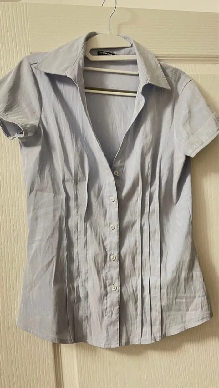 Blouse bleu claire - photo numéro 4