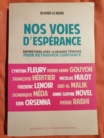Nos voies d'espérance - Pour retrouver confiance - Le Naire - Hulot