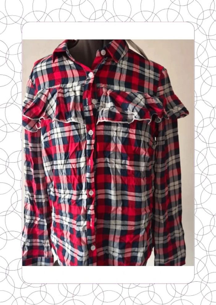 Chemise a carreaux manche longue - photo numéro 3