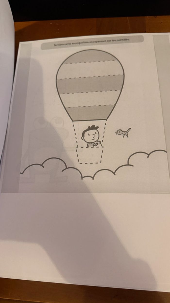 Bloc de jeux et coloriage + 2 ans, des photocopies ont été faites des dessins et vendu avec le tout - photo numéro 6
