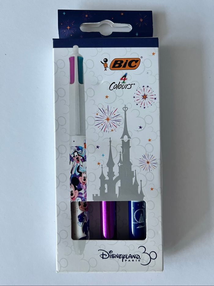 Set 3 crayons BIC Disneyland Paris 30e anniversaire