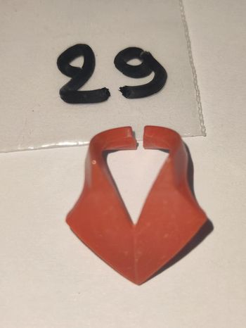 Playmobil vintage foulard col V rouge