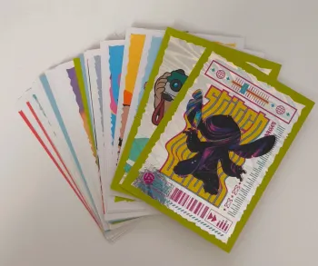 Lot de 31 stickers Panini Stitch