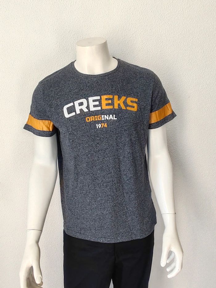 T.shirt homme gris Creeks - photo numéro 1