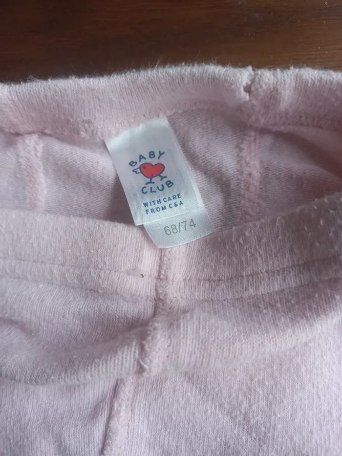 Collant rose pâle, 68/74cm 9/12mois - photo numéro 3