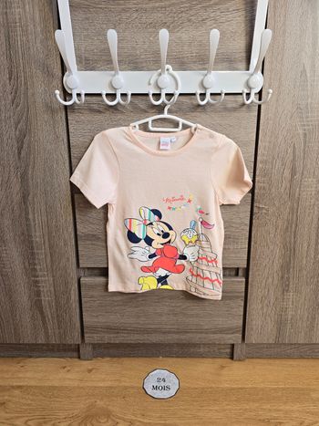 Vêtement Bébé Fille - T-shirt Minnie - Disney - 24 mois