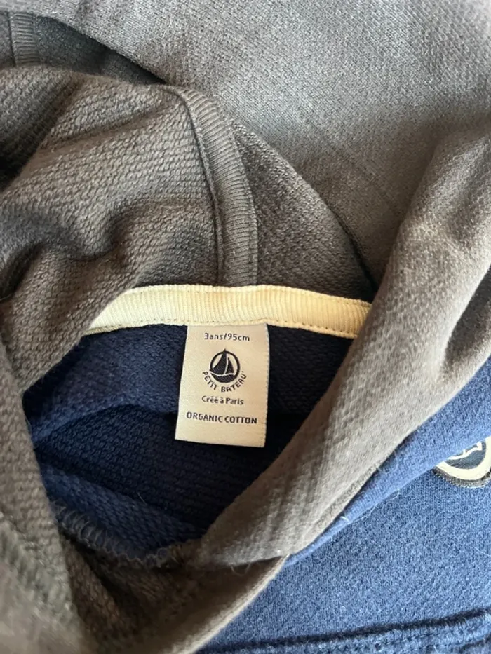 Sweat petit bateau 3 ans - photo numéro 2