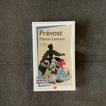 Livre Prevost Manon Lescaut
