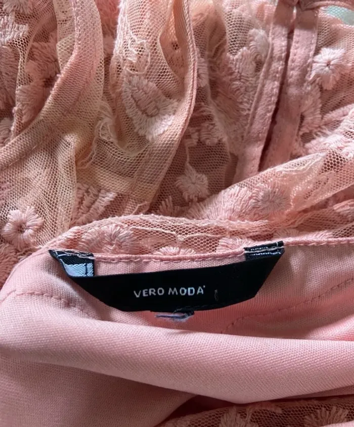 Robe de cérémonie rose Vero Moda Taille 38-40 - photo numéro 5