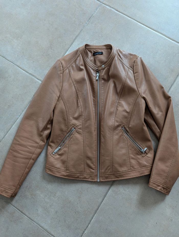 Veste droite marron