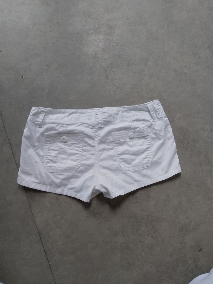 Short taille basse blanc - photo numéro 2