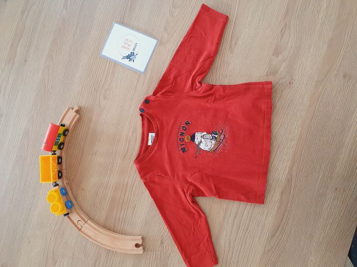 🎿 T-shirt manches longues "Monstrueuse Mignon" TAPE à l'œil - 18 mois 🎿 - photo numéro 2