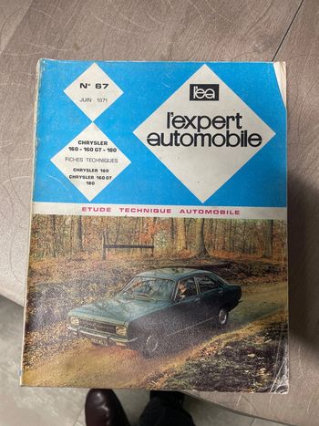 Simca Talbot Chrysler 160 180 revue technique