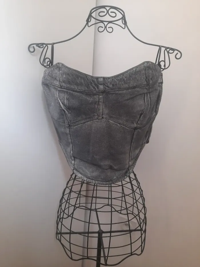 Bustier en jean Jennyfer Neuf - photo numéro 1