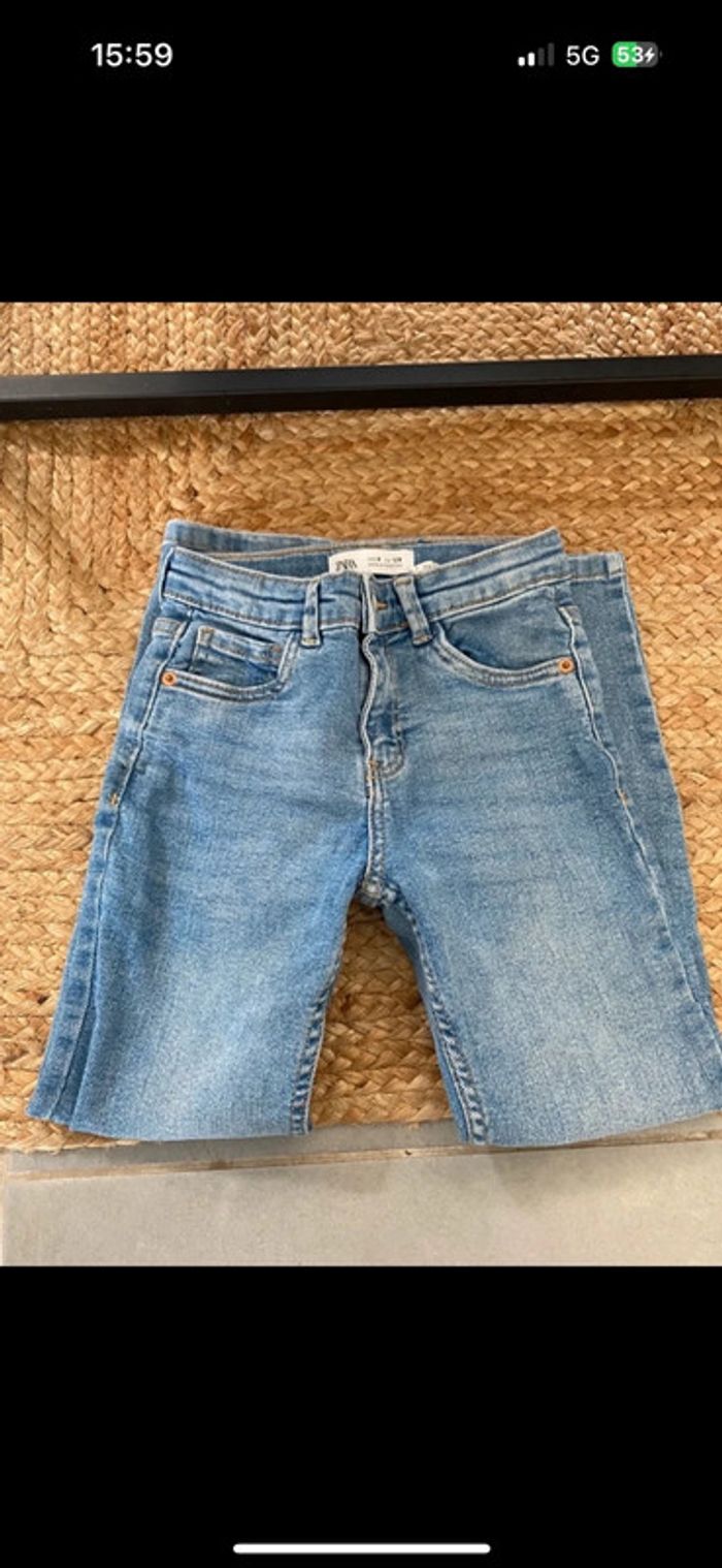 Jeans fille Zara 8 ans - photo numéro 2