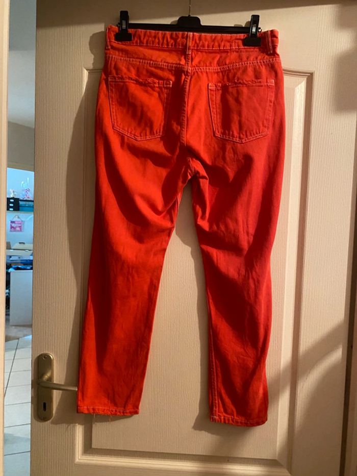Jeans rouge T42 - photo numéro 6