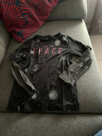 T-shirt effet 2 t-shirts