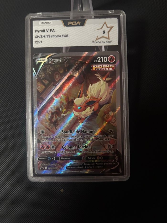 Carte gradée Pokémon évoli promo PCA 9
