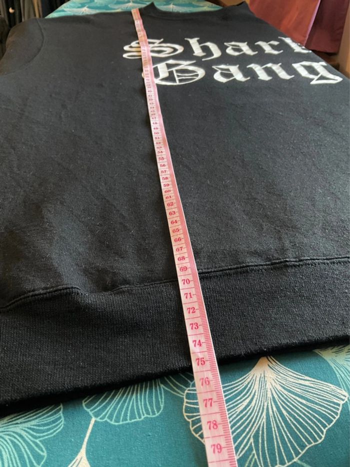 Sweat graphique à col rond noir pour homme Champion Shark Gang taille XL 248 - photo numéro 9