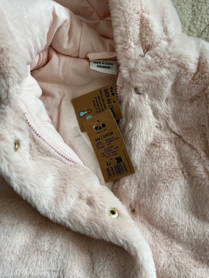 Manteau rose - photo numéro 3
