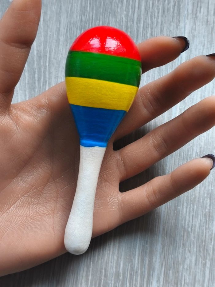 Maracas en bois - photo numéro 3
