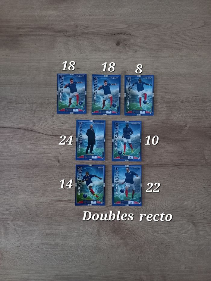 Cartes de foot " coupe du monde 2014 " 15 + 7. - photo numéro 3