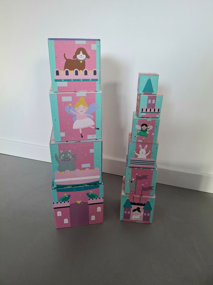 Pyramide de cubes Vertbaudet bébé fille - photo numéro 4