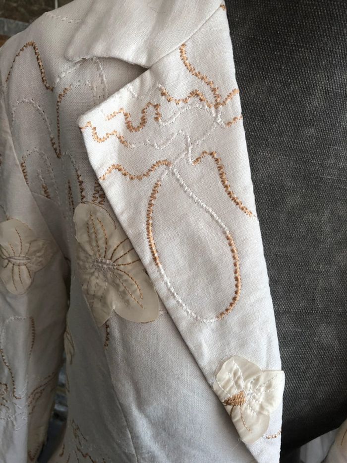 Veste blazer en lin 42 - photo numéro 3