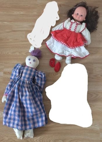 Lot de 2 poupées - Vintage années 80