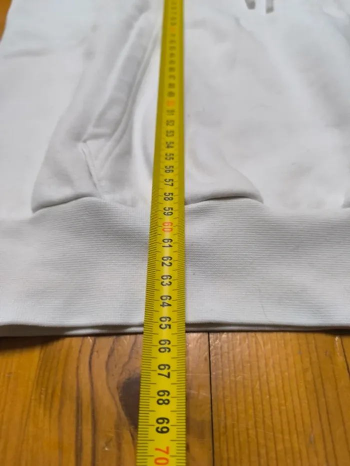 Sweat/Pull à capuche - Lacoste - Classic Fit - Blanc - Taille M - photo numéro 9