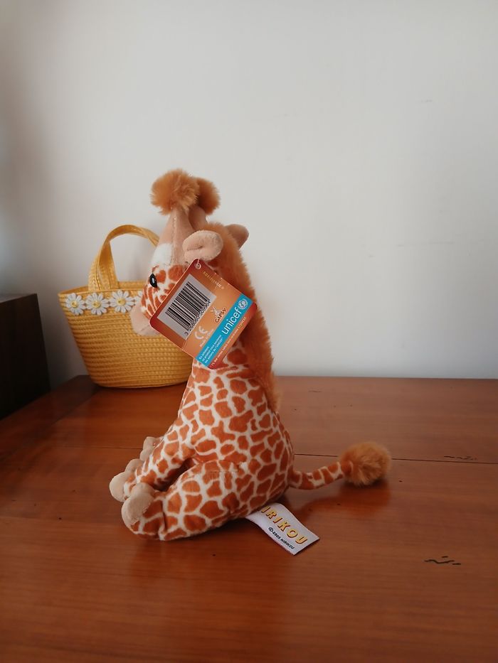 Neuf/ Kirikou: Doudou petite Girafe *22 cm - photo numéro 5